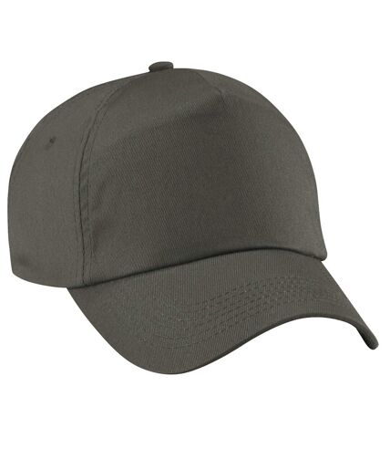 Casquette de baseball 100% coton adulte unisexe olive Beechfield