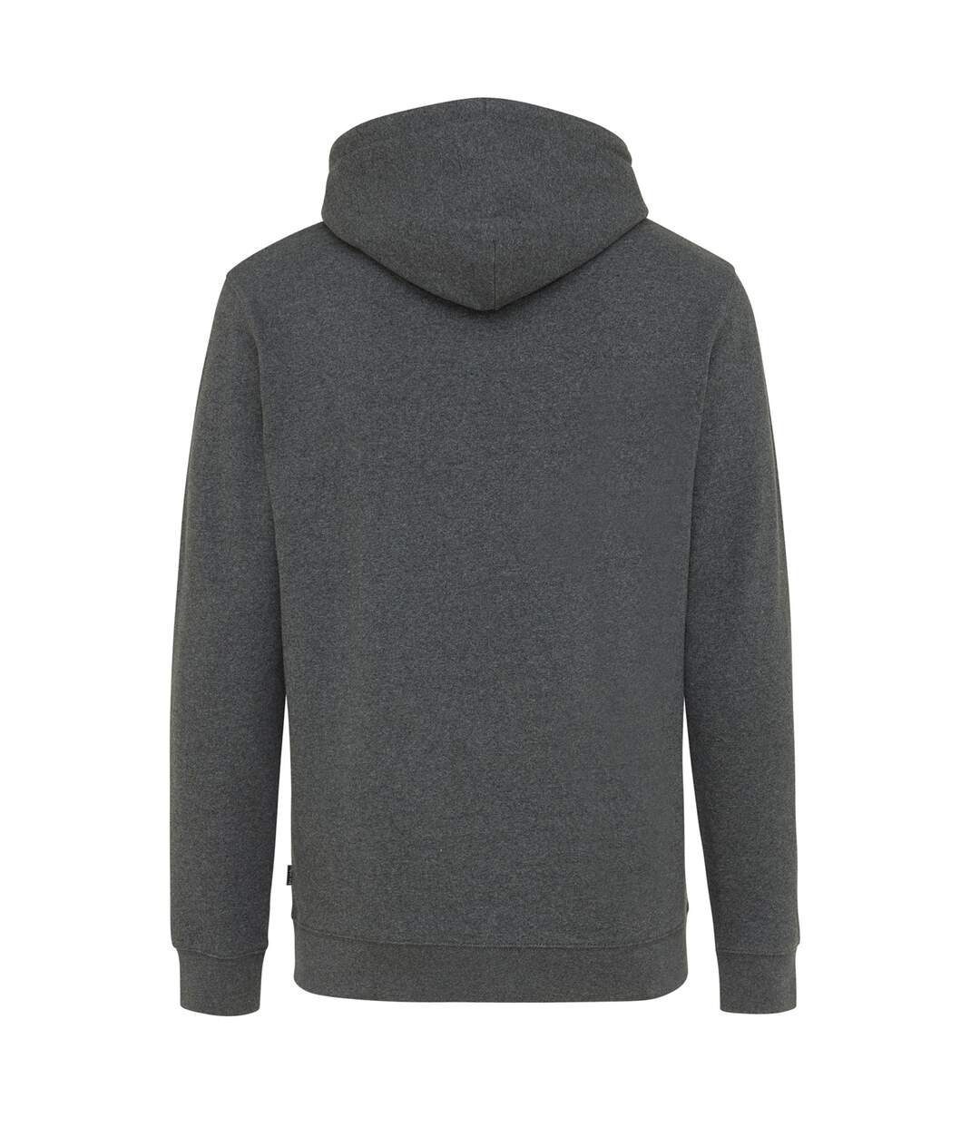 Unisex adult torres recycled cotton undyed hoodie heather anthracite Iqoniq-2