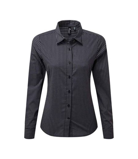 Chemisier Maxton Femme Gris Acier Noir Premier