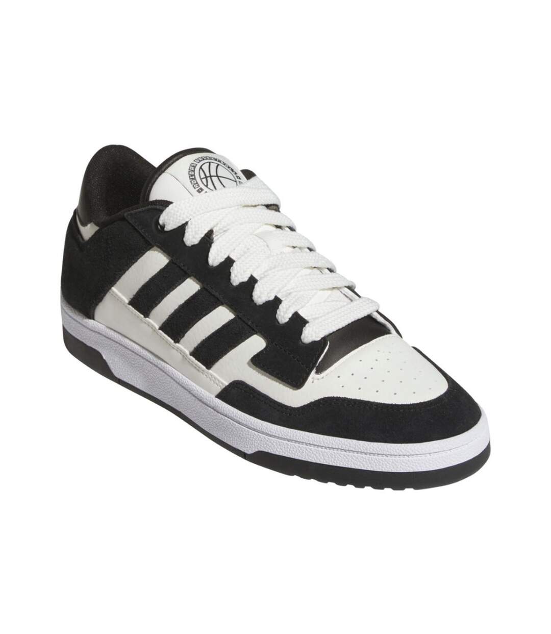 Baskets Rapid Court Homme Blanc Noir Adidas-1