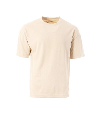 T-shirt beige homme paname brothers poly - l