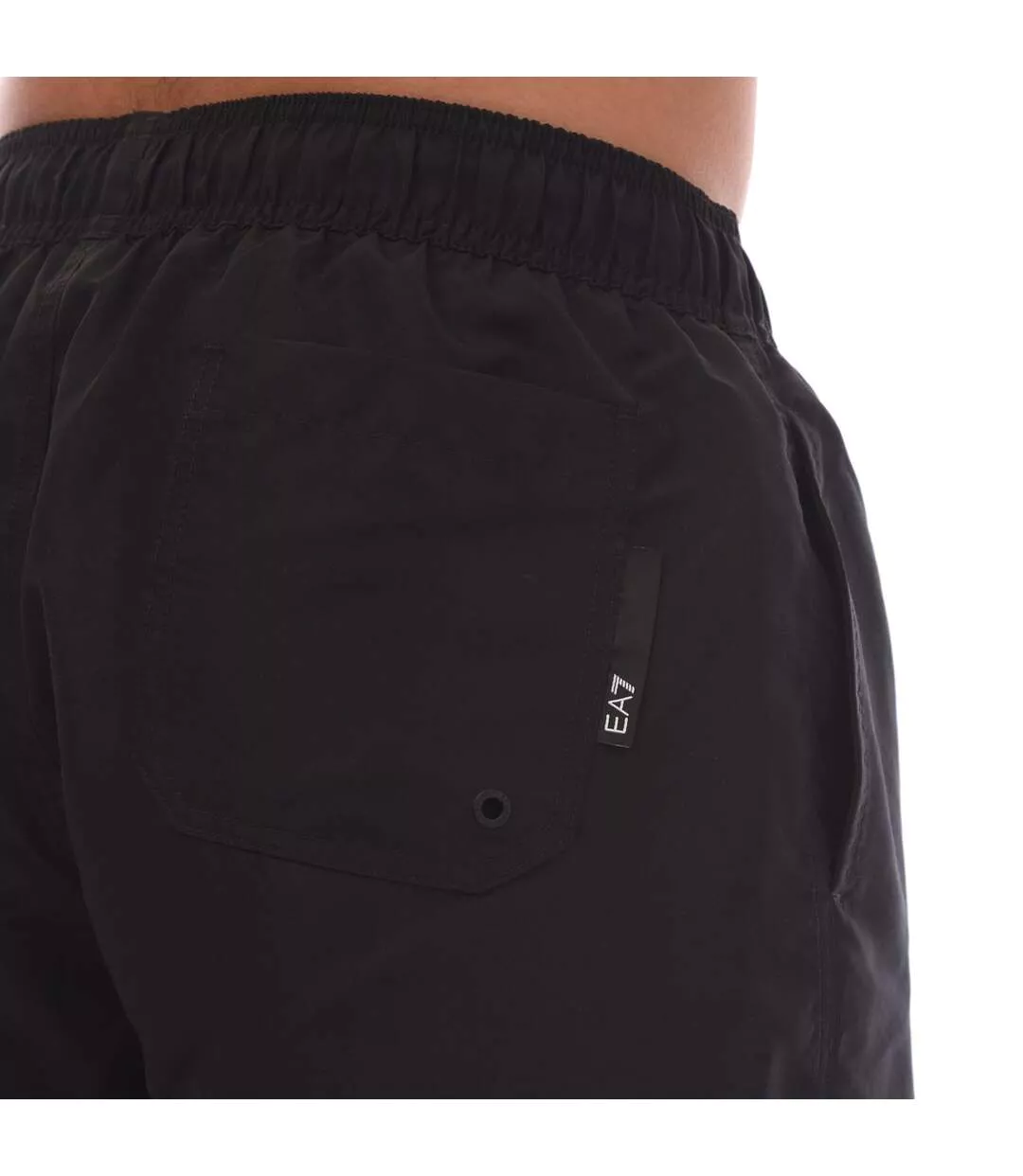 Short De Bain Style Logo Homme Noir Emporio Armani-4