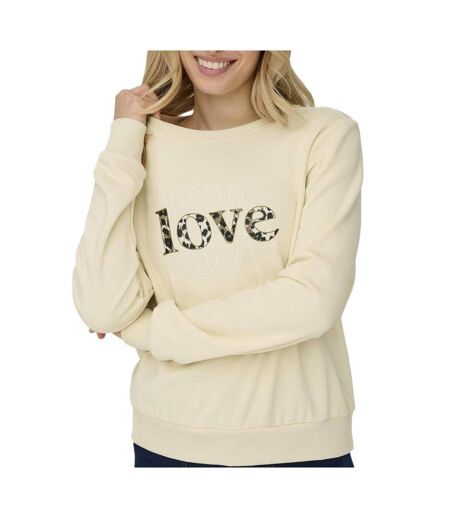 Sweat beige femme only rubi