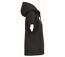Sweat oversise à capuche - Femme - PAT446 - noir-2