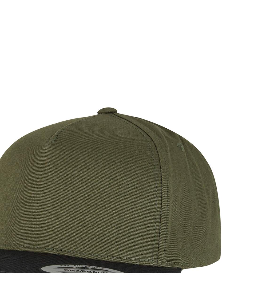 Flexfit Casquette Classique Adulte Unisexe Olive Noir Yupoong-2