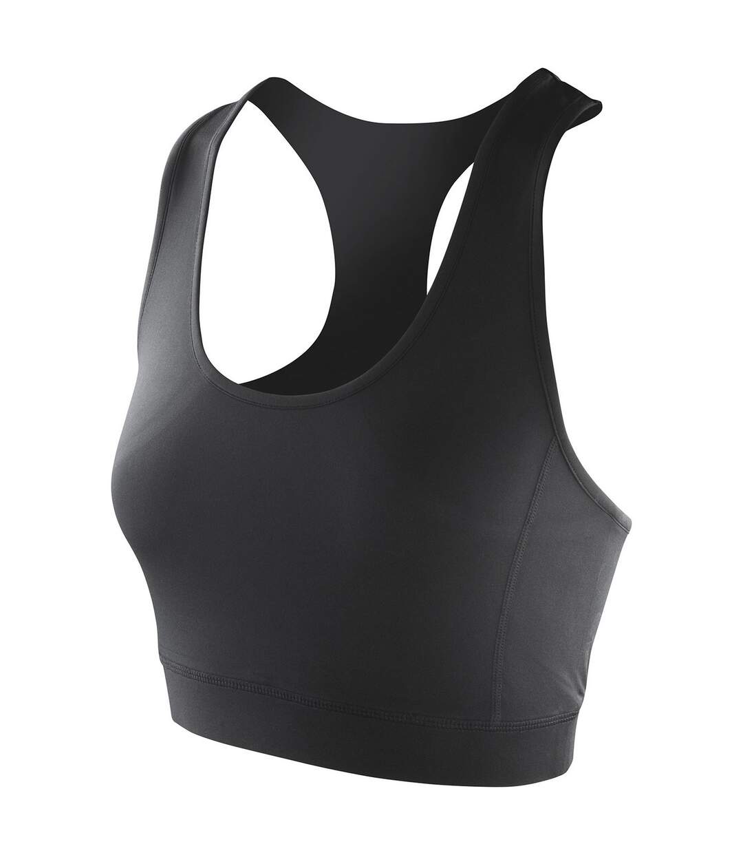Haut Court Impact Softex Femme Noir Spiro-1