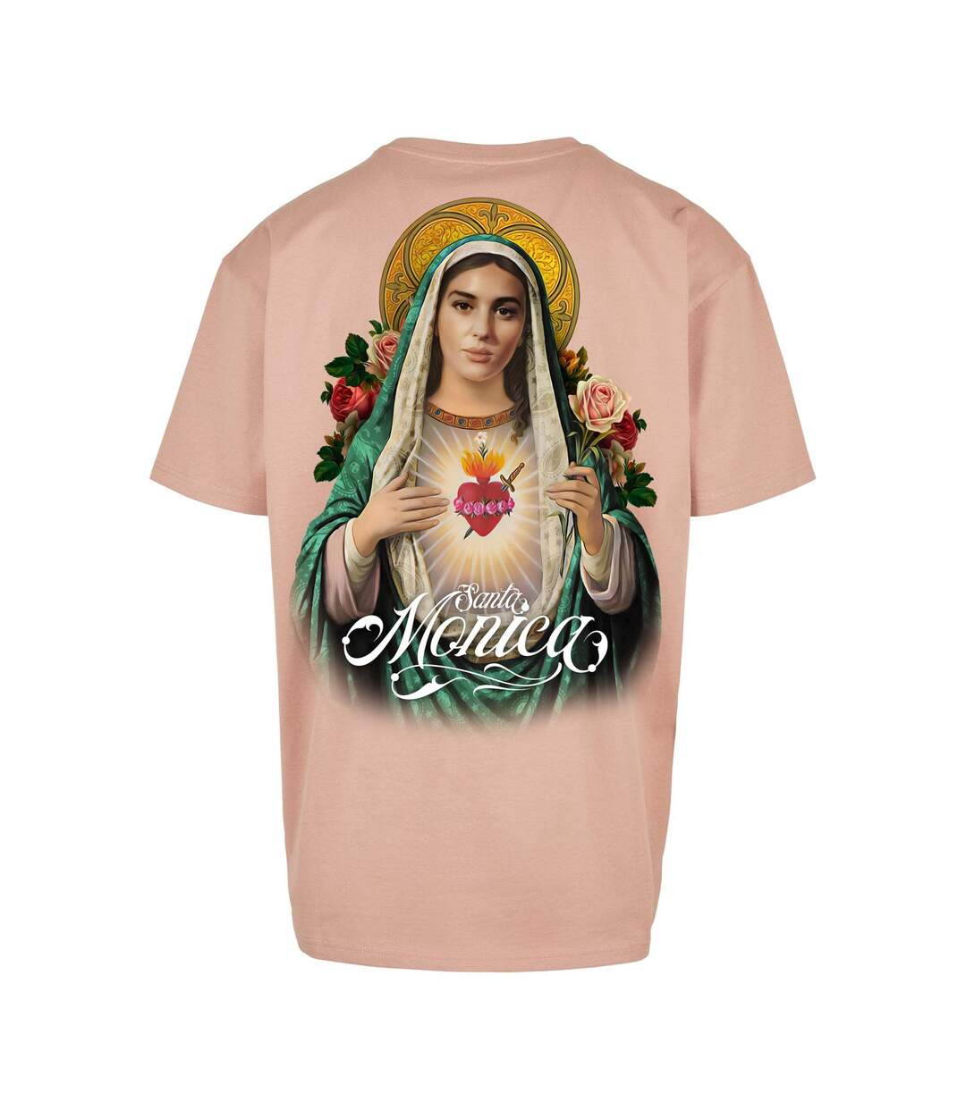 T-shirt Santa Monica Homme Ambre Mister Tee-2