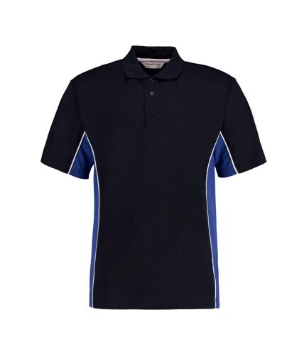 GAMEGEAR Mens Track Classic Polo Shirt (Navy/Royal Blue/White)