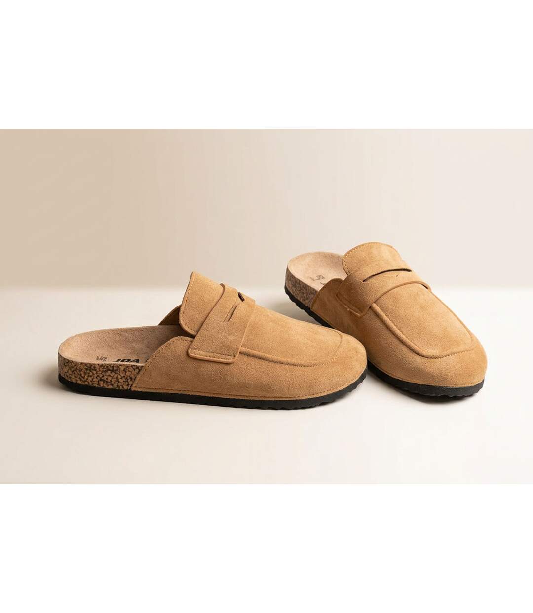 OZABI Sabots Homme Mule Fermée Confort Nubuck-3