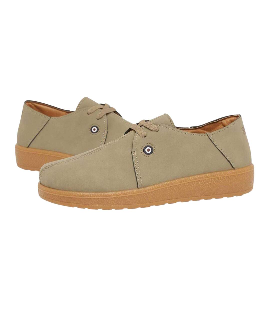 Baskets Panda Homme Beige Lambretta-4