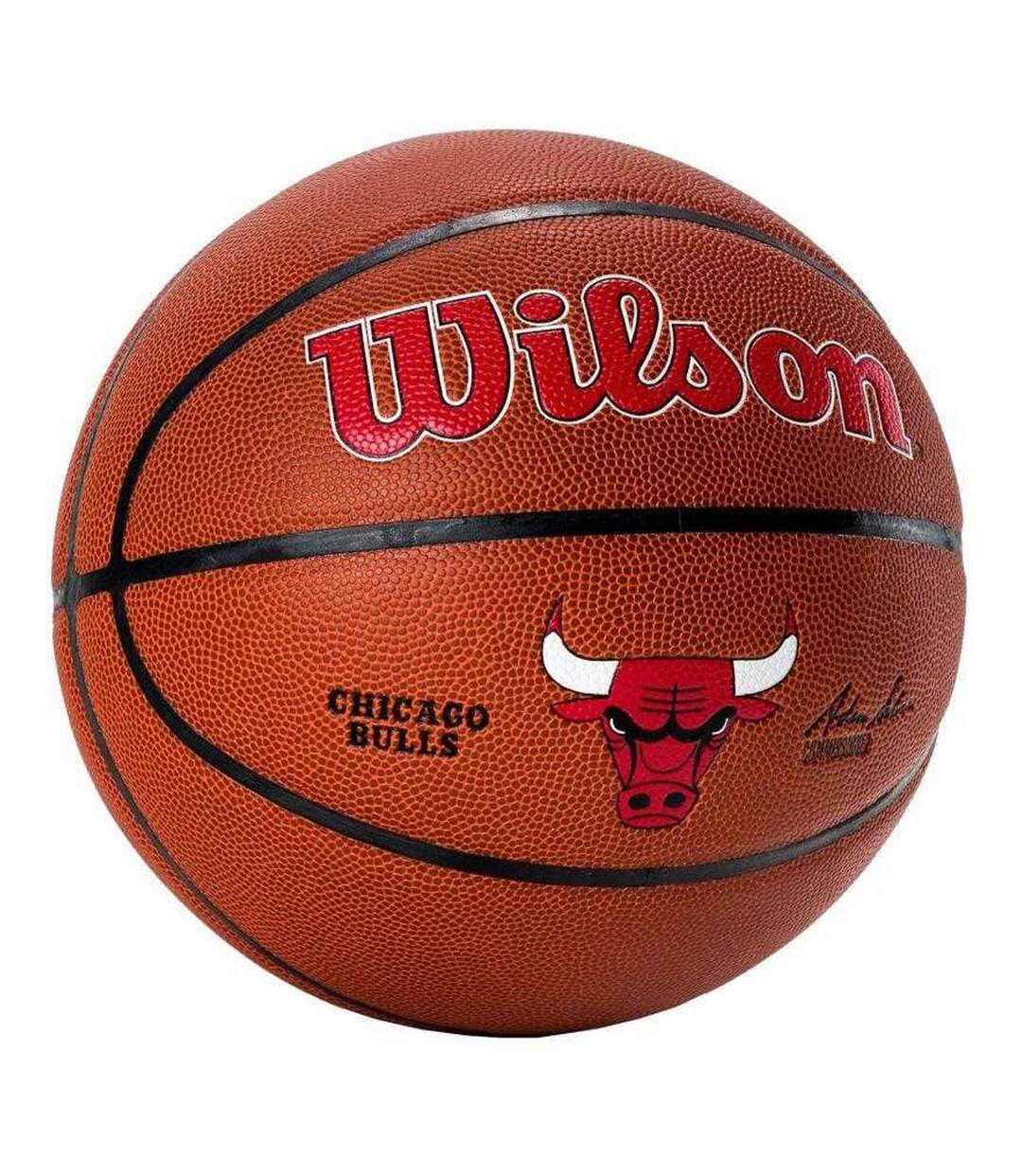 Ballon De Basket Motif/style Chicago Bulls Team Alliance Taille 7 Marron Wilson-2