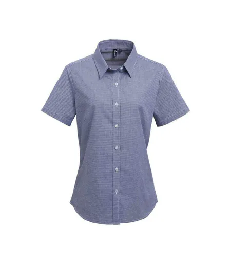 Chemisier Femme Bleu Marine Blanc Premier