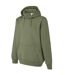 Mens Fleece Hoodie Khaki Slazenger-3