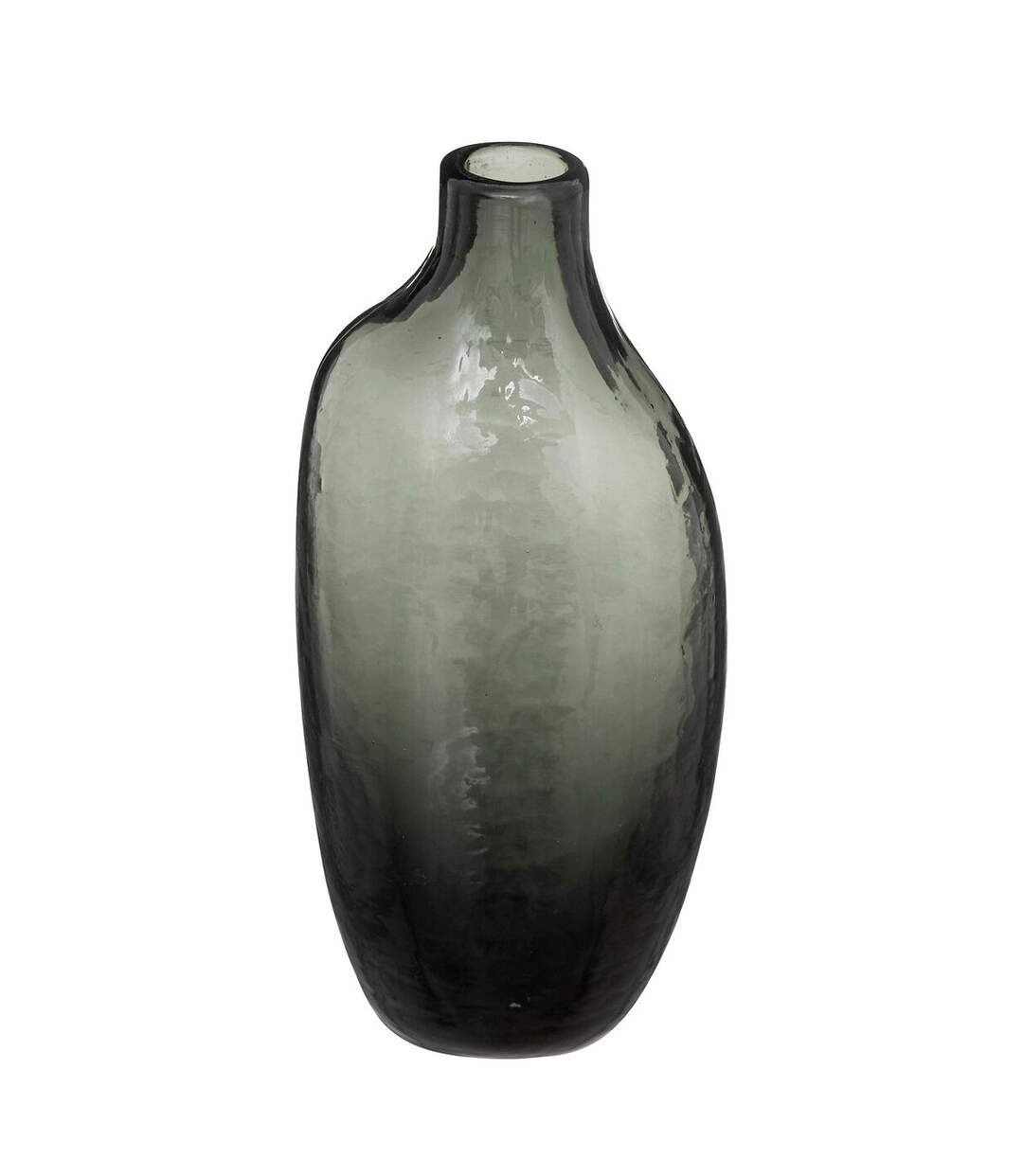 Soliflore en Verre Design Irrégulier 19cm Gris-1