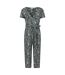 Mountain Warehouse Womens/Ladies Santorini Floral Wrap Jumpsuit (Khaki Green) - UTMW2803
