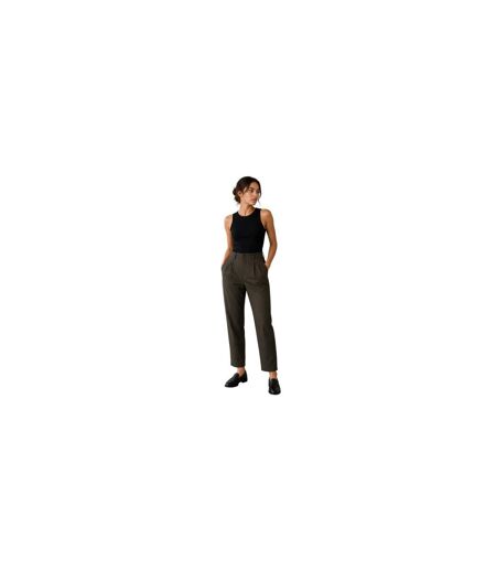Pantalon Motif/style Uni Femme Kaki Foncé New Balance