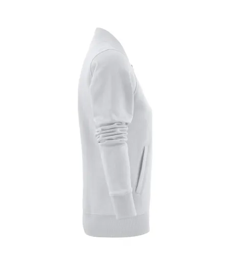 Womens/ladies Javelin Sweat Jacket White Printer