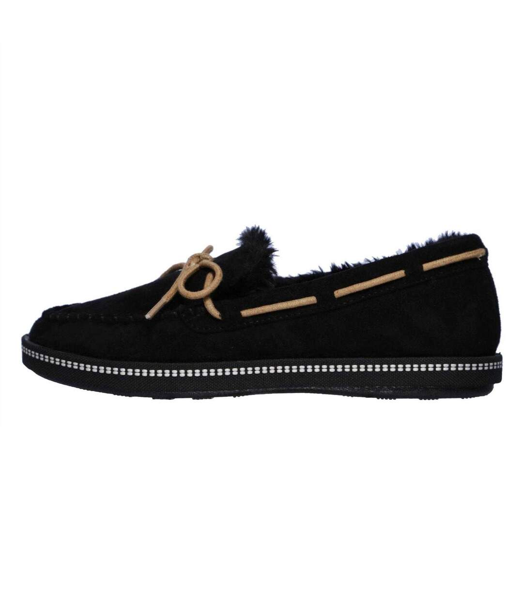 Chaussons Mocassins Cozy Femme Noir Skechers-2