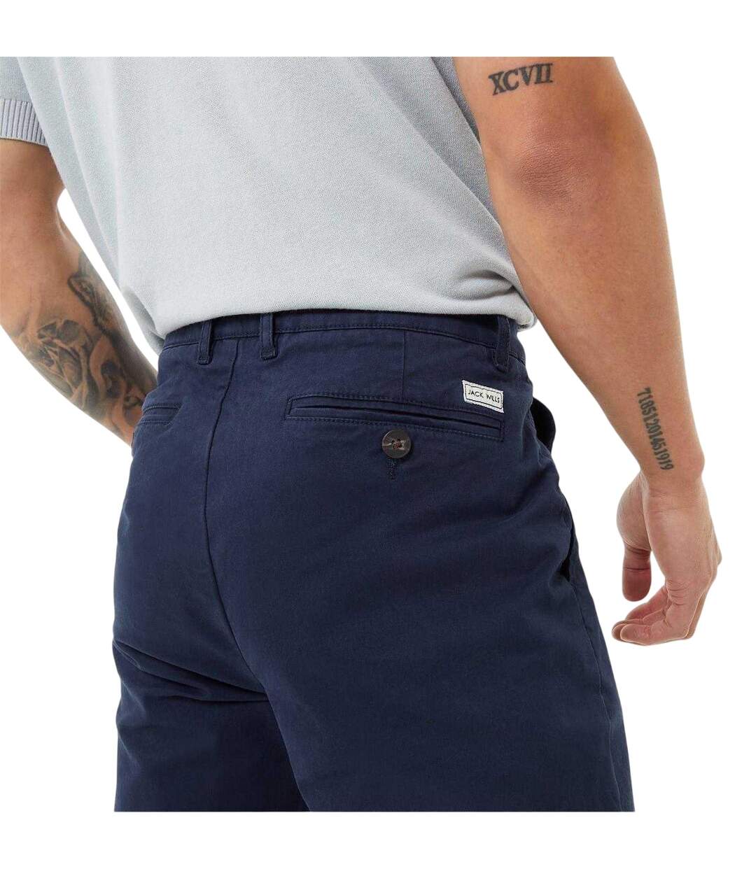 Pantalon Motif/style Uni Homme Bleu Marine Jack Wills-4