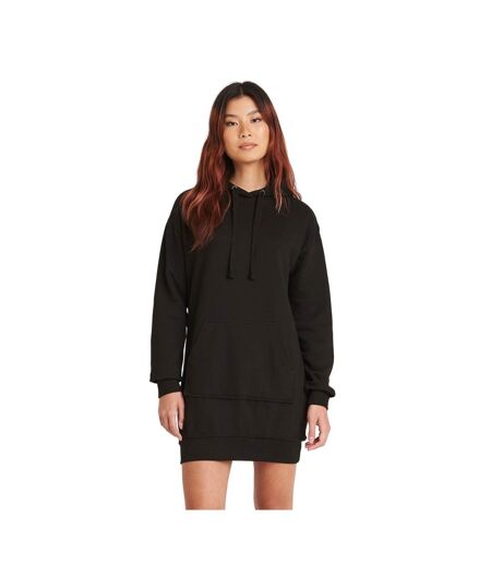 Robe À Capuche Femme Noir Vif Awdis