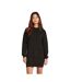 Robe À Capuche Femme Noir Vif Awdis-2