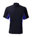 Gamegear® Mens Track Pique Short Sleeve Polo Shirt Top (Navy/Royal/White)