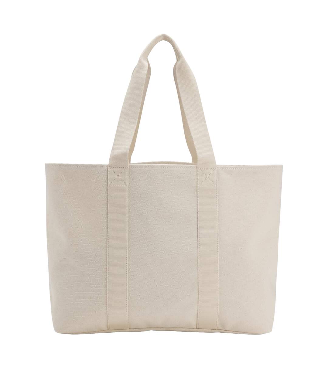Becky Heart Canvas Everyday Tote Bag One Size White Hugo-3