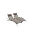Lot de 2 Bains de Soleil Cloé 170cm Cappuccino-1