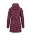 Mountain Warehouse Womens/Ladies Florence Long Padded Jacket (Burgundy) - UTMW1641