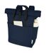 Joey Roll Top Canvas 3.9gal Laptop Backpack (Navy) (One Size) - UTPF4125