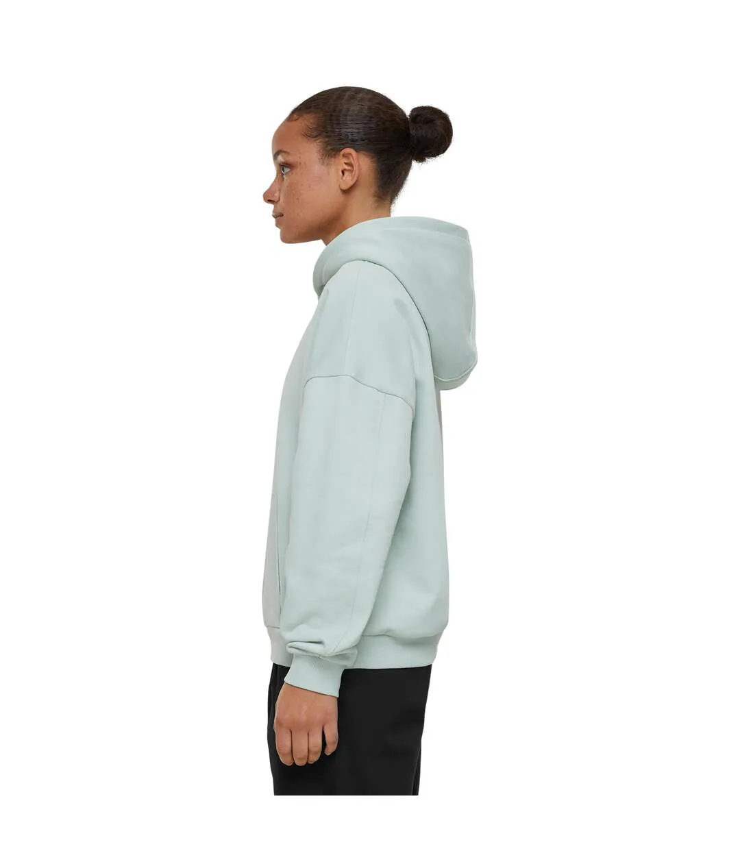 Womens/ladies Oversized Organic Hoodie Frost Mint Urban Classics-4