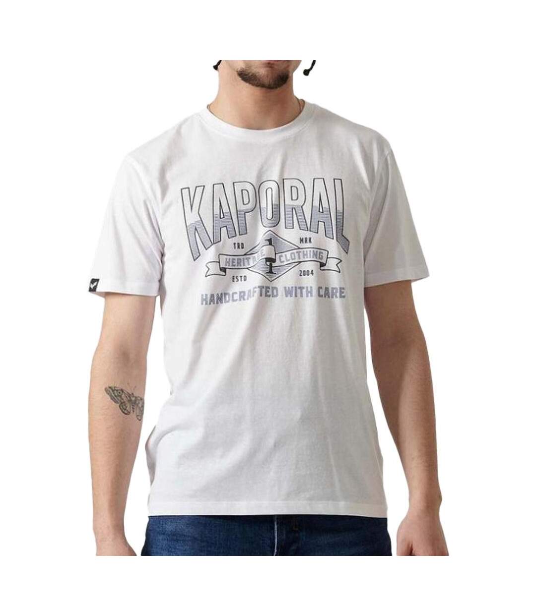 T-Shirt blanc homme kaporal brodi-1