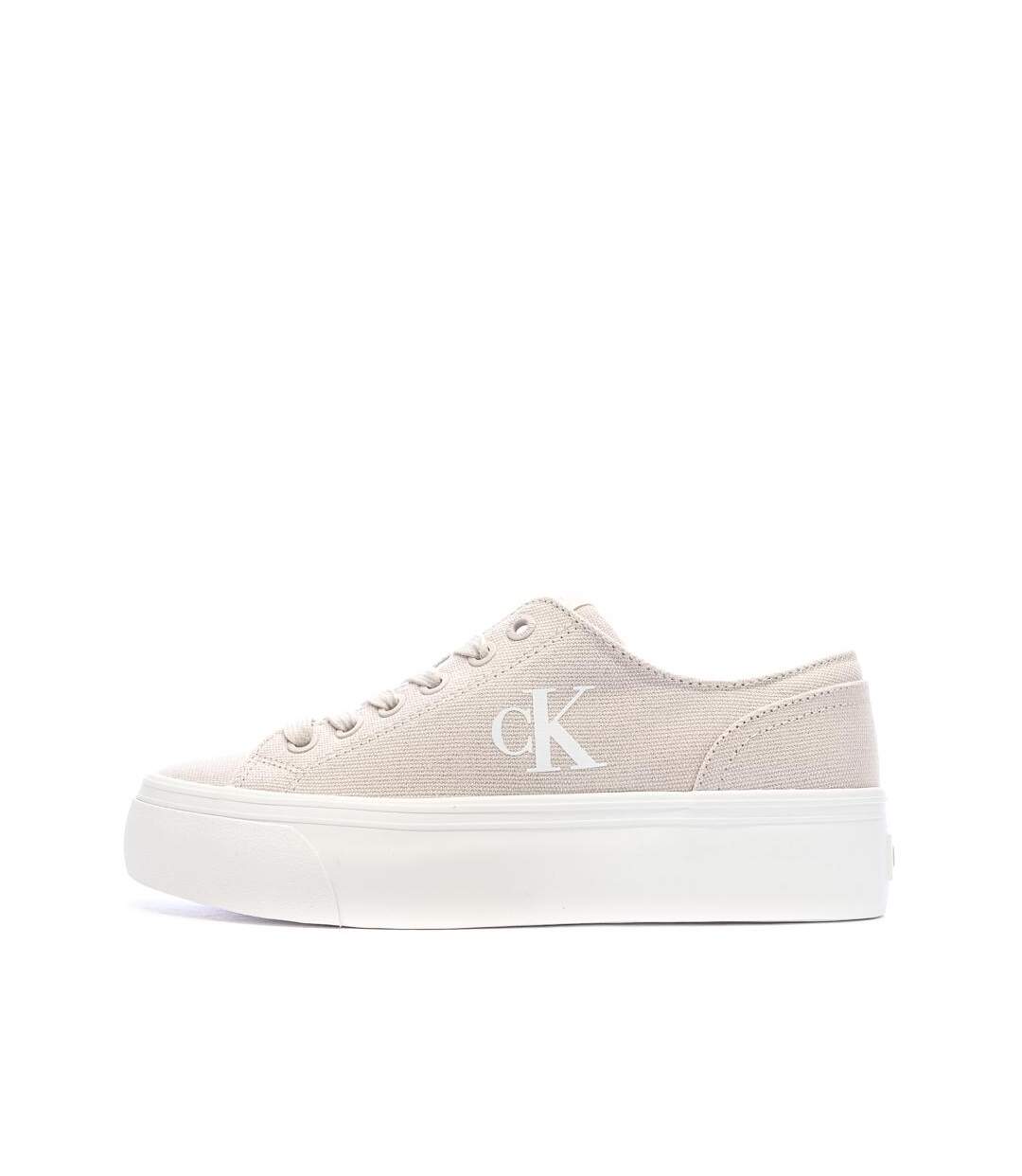Baskets rose pale femme calvin klein jeans vulc-1