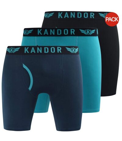 Boxers trunken homme turquoise vif Kandor