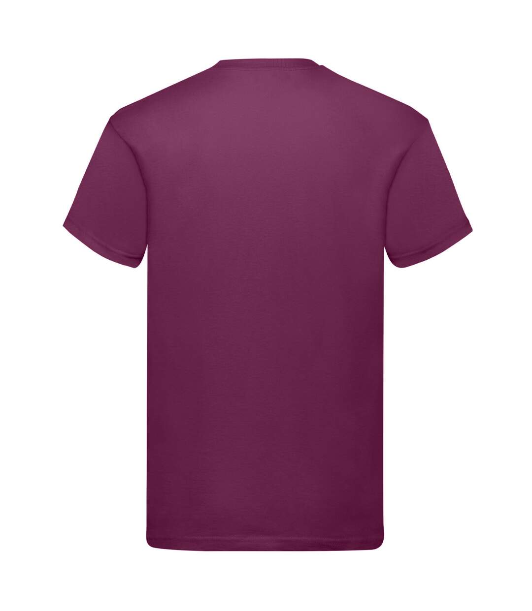 T-shirt original homme aubergine Fruit of the Loom-2