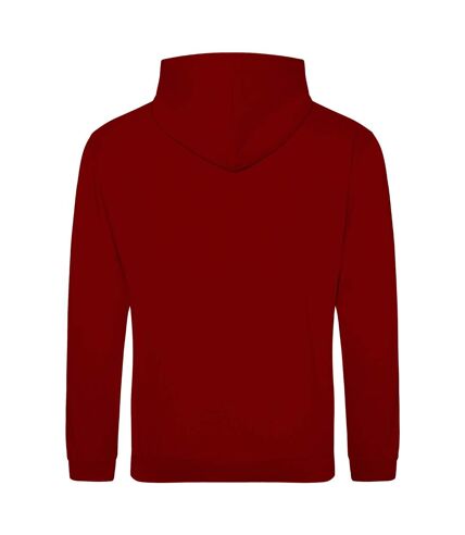 Awdis Unisex College Hooded Sweatshirt / Hoodie (Brick Red) - UTRW164