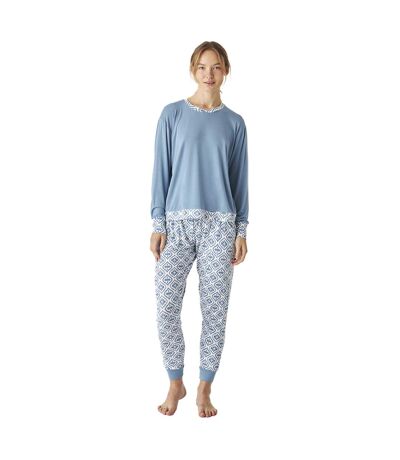 JJB1 Women's Fine Modal Long Sleeve Pajamas