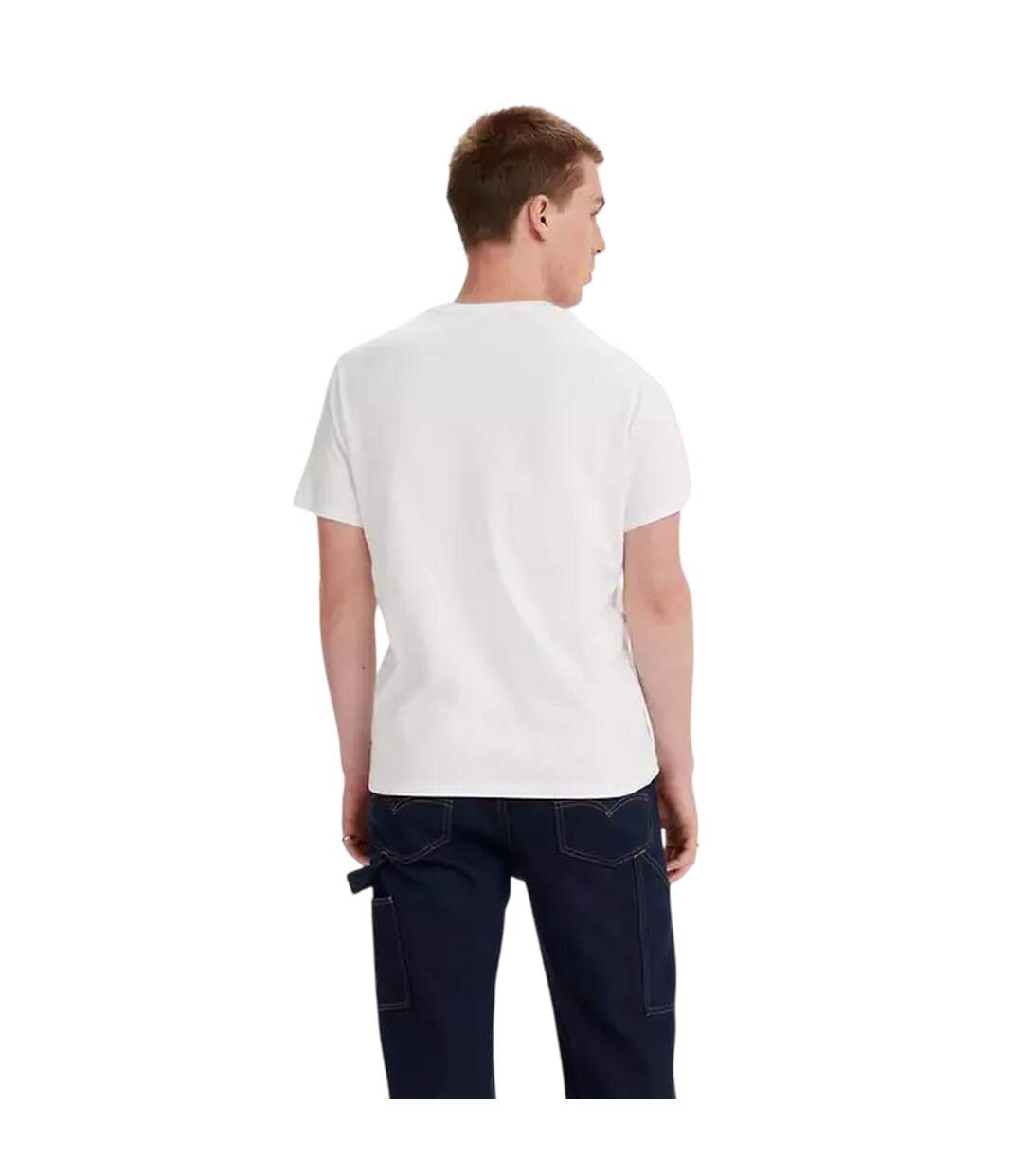 T-shirt Motif/style Aile De Chauve-souris Et Logo London Homme Blanc Levis-2