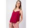 Top court femme été LORINE uni framboise Coton Du Monde-2