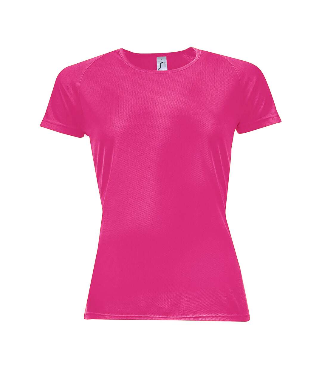 T-shirt de sport femme rose néon SOLS-1