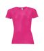 SOLS Womens/Ladies Sporty Short Sleeve T-Shirt (Neon Pink)