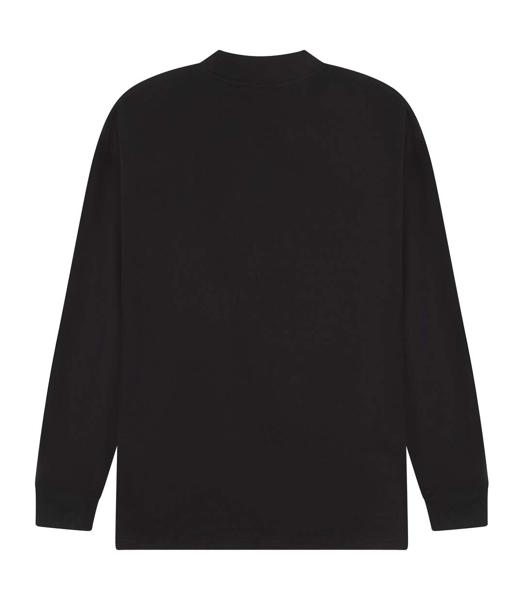 T-shirt Manches Longues Adulte Noir Casual Classics-3