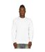 Mens Core Combed Cotton Regular Sweatshirt White Casual Classics-2
