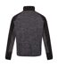 Regatta Mens Coladane V Marl Full Zip Fleece Jacket (Ash/Black) - UTRG8815