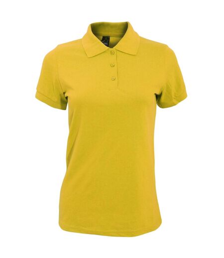 SOLs Womens/Ladies Prime Pique Polo Shirt (Gold) - UTPC494