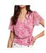 Blouse Rose/Blanche Femme Morgan DRICHIE - L