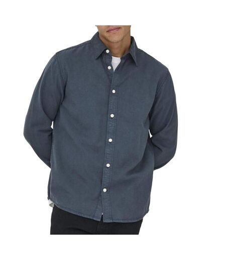 Chemise bleu homme only & sons sotto