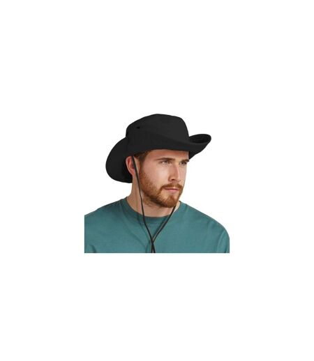 Chapeau Panama Outback Adulte Noir Beechfield