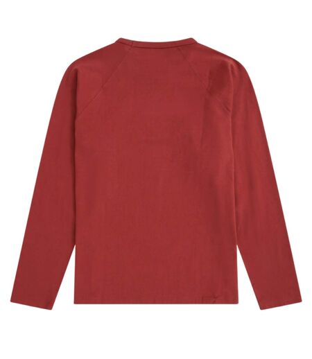 Mens otis long-sleeved t-shirt rust Animal
