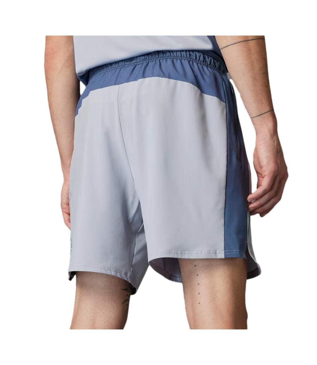 Short gris homme adidas tech app-2
